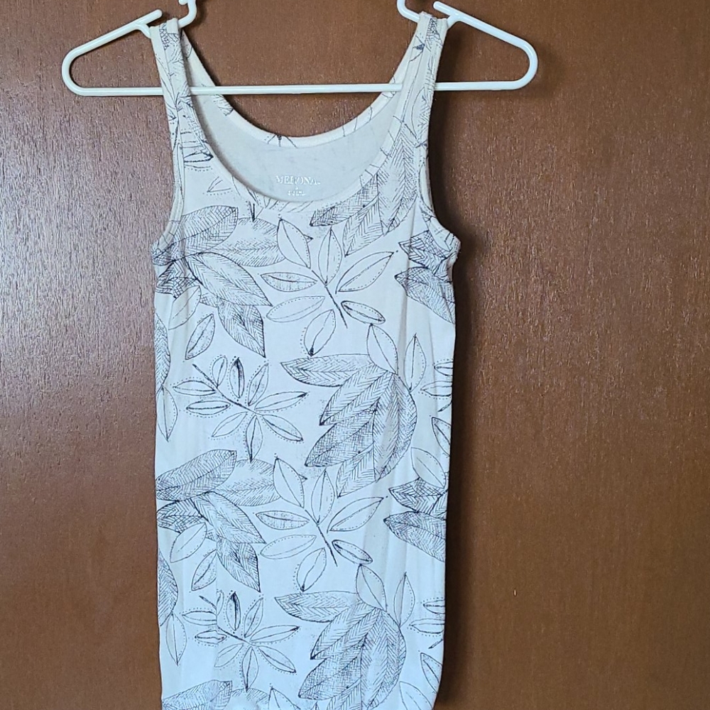 Black and white tank top